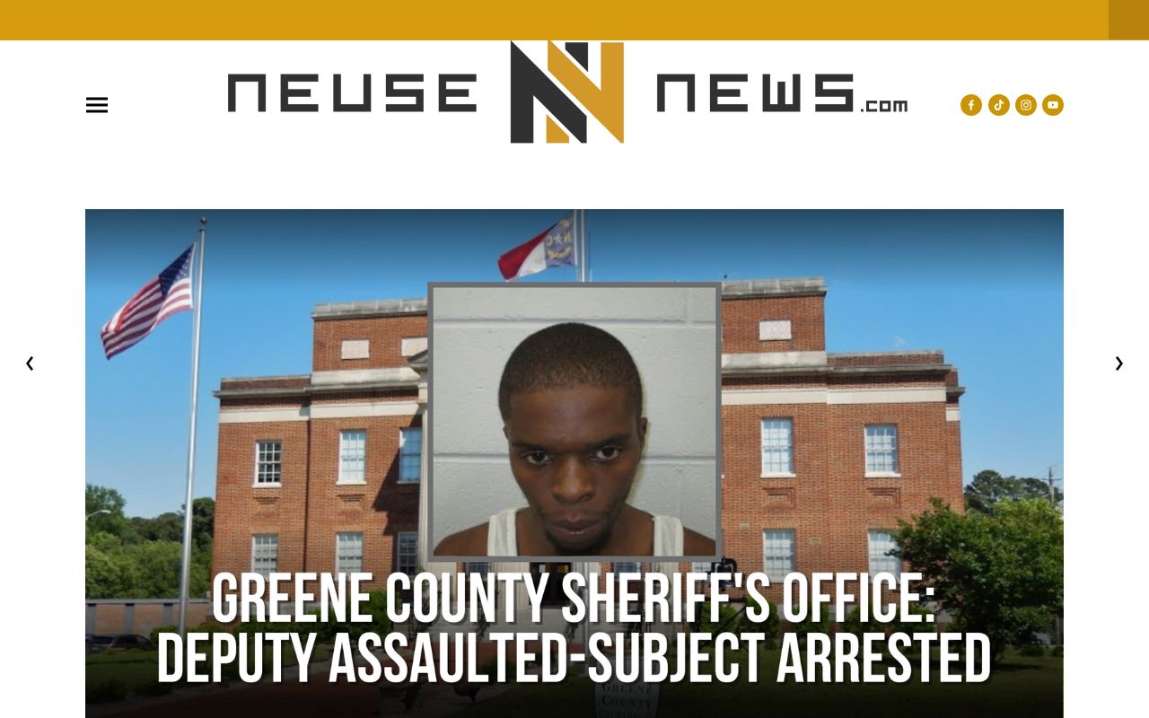 Neuse News Greene County arrest report and press-release context